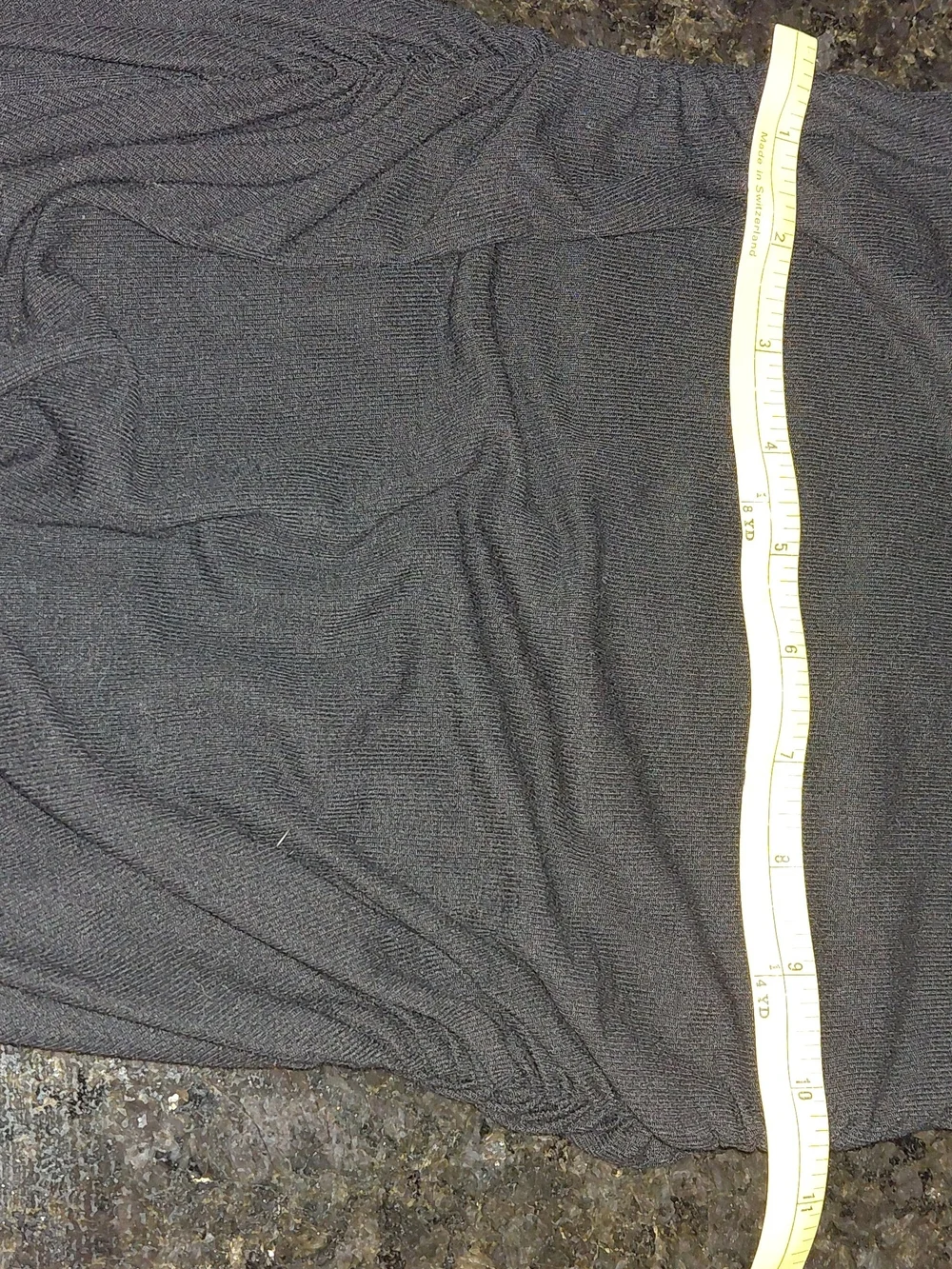 James Perse Classic Black V-Neck T Shirt Sleeveless Dress Ruching Midi Sz 2 S/M